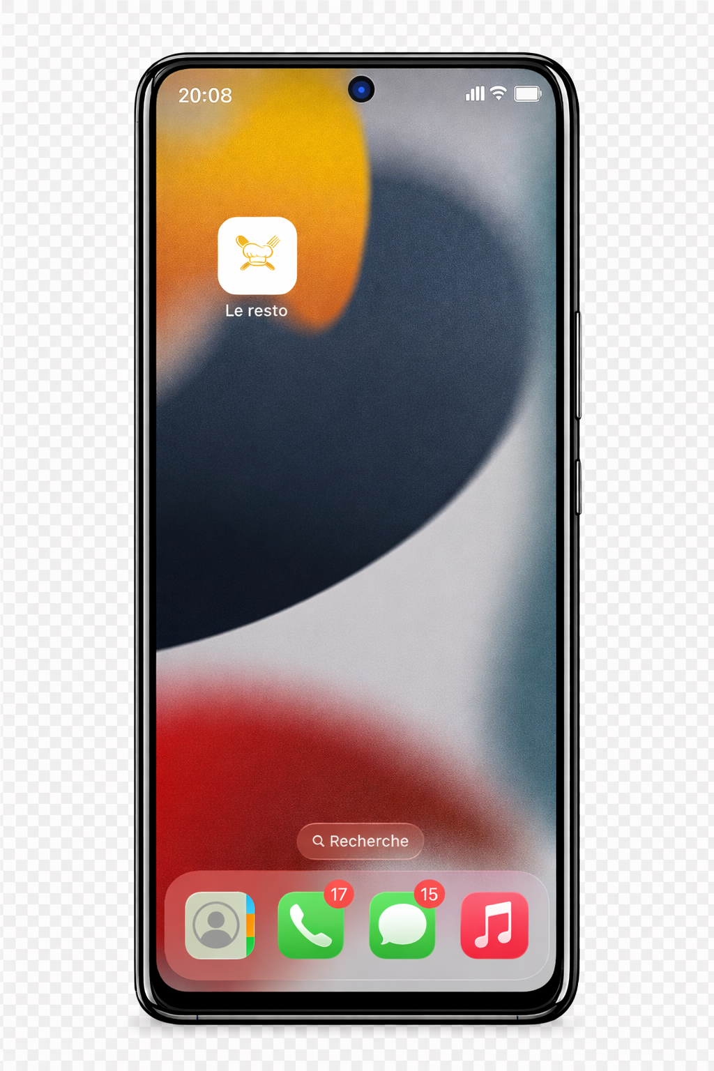 Étape 4 — Mini-app Fidelavis installée sur écran d'accueil du client